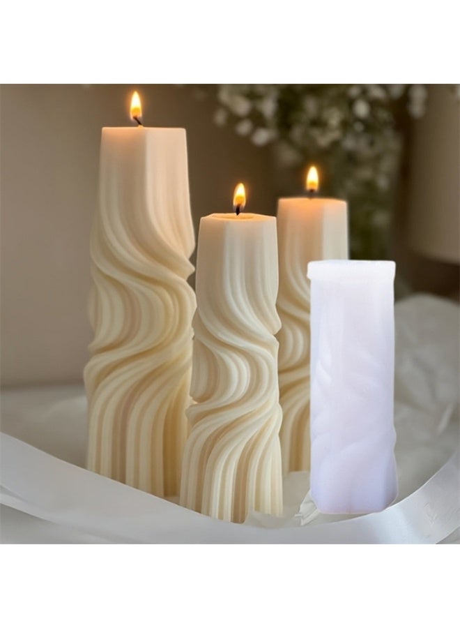 KAWALIB Wave Column Candle Mold - Image 2